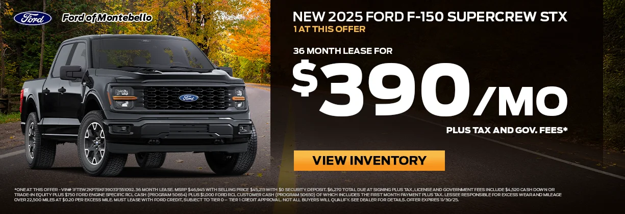 New Ford Special in Montebello New Ford Special in Montebello