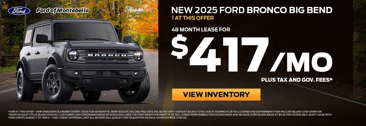 New Ford Special in Montebello New Ford Special in Montebello