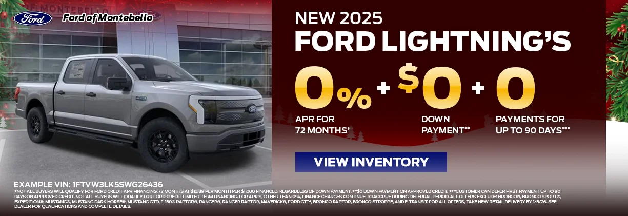 New Ford Special in Montebello New Ford Special in Montebello