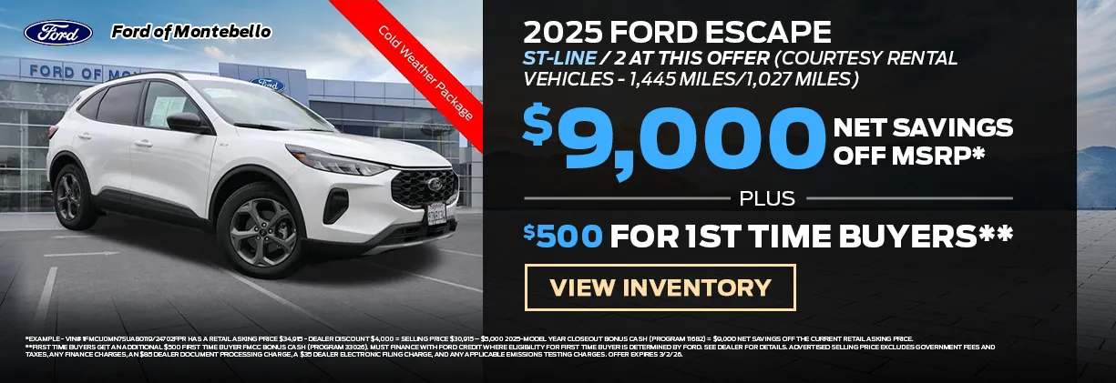 New Ford Special in Montebello New Ford Special in Montebello