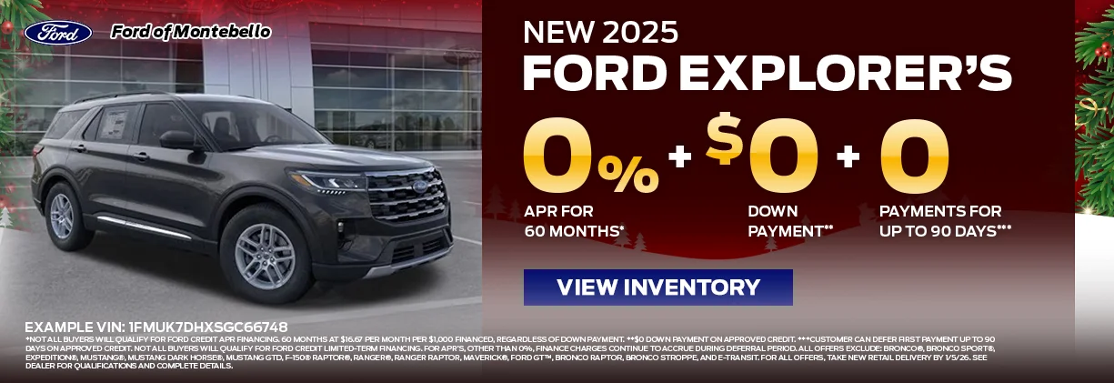 New Ford Special in Montebello New Ford Special in Montebello