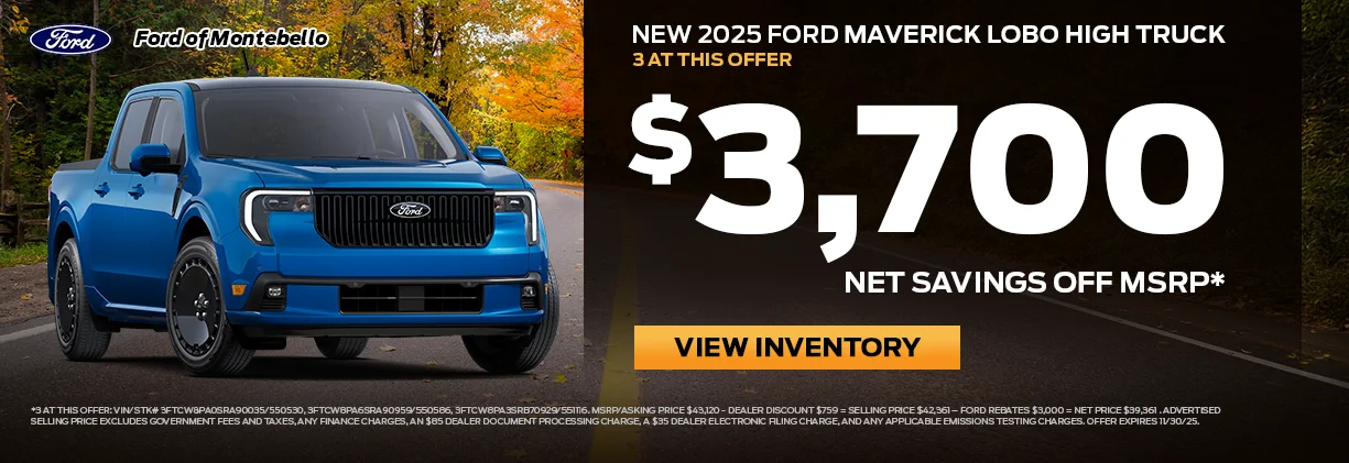 New Ford Special in Montebello New Ford Special in Montebello