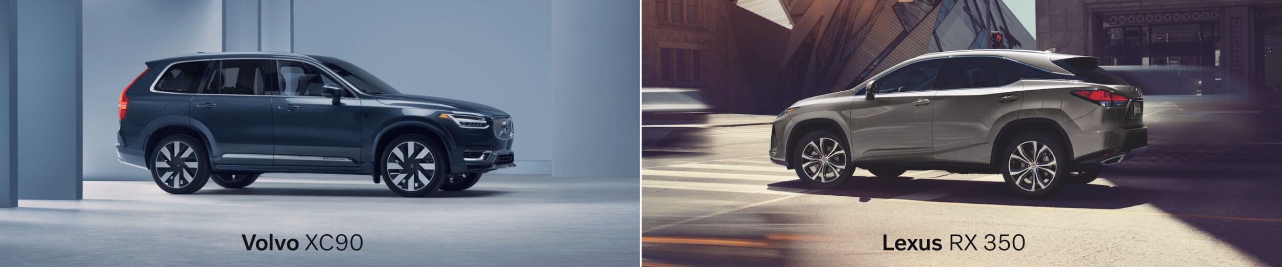 Volvo XC90 vs. Lexus RX 350 Comparison
