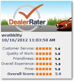 Dealer Rater Testimonial Dealer Rater