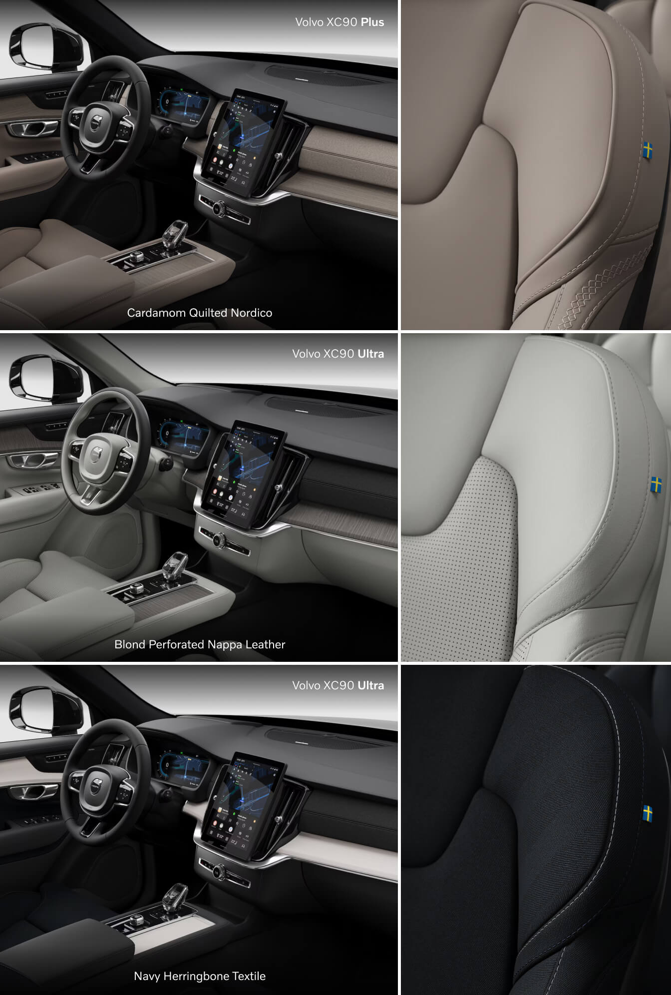 Step Into the 2025.5 Volvo XC90 Interior: New Upholstery, Options, & More