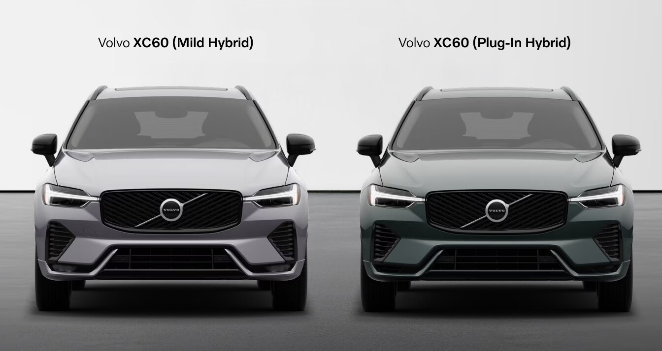 Comparing Volvo XC60 Mild Hybrid vs. Plug-In Hybrid MPG B