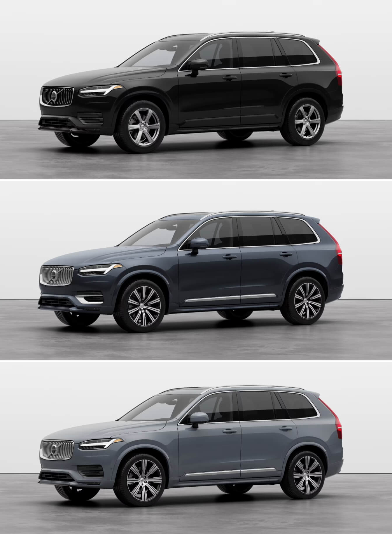 Volvo XC90 vs. INFINITI QX60 Trim Levels
