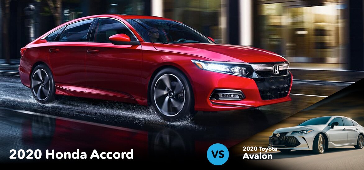 Honda Accord vs Totota Avalon