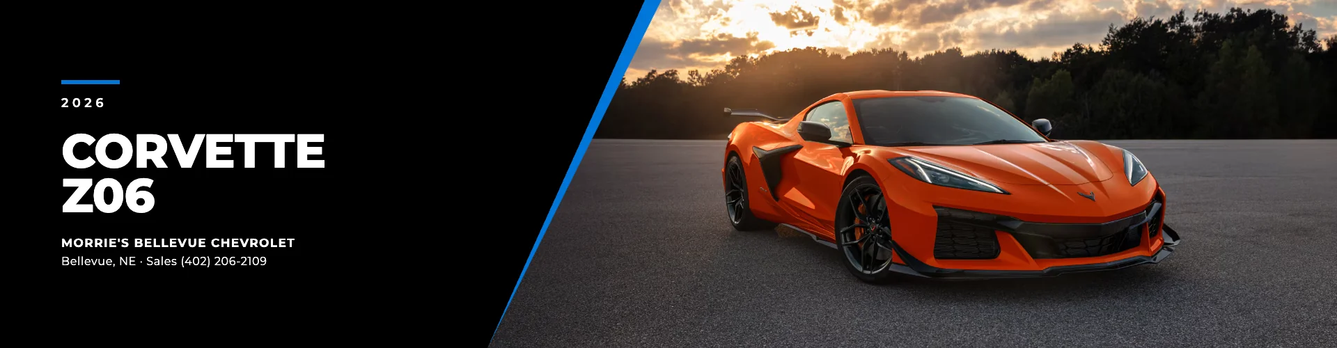 New 2026 Chevrolet Corvette Z06 at Morrie's Bellevue Chevrolet near Omaha, NE