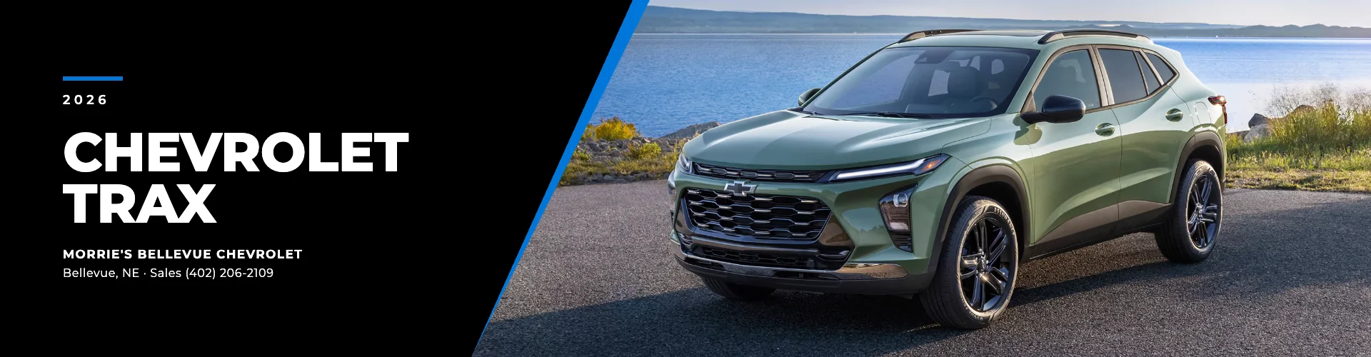 New 2026 Chevrolet Trax at Morrie's Bellevue Chevrolet near Omaha, NE