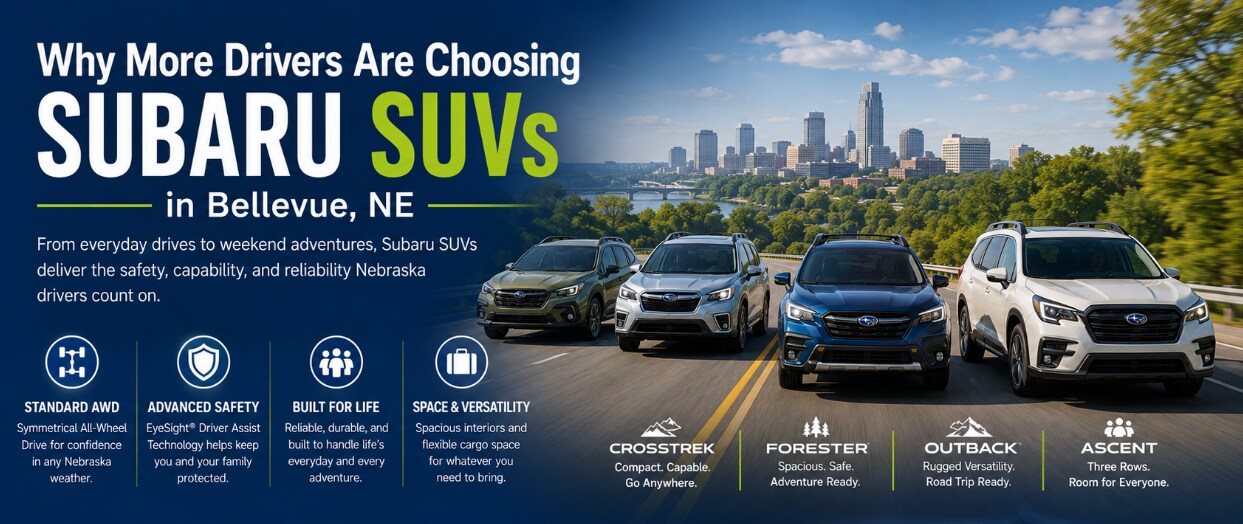 Why More Nebraska Drivers Are Choosing Subaru SUVs