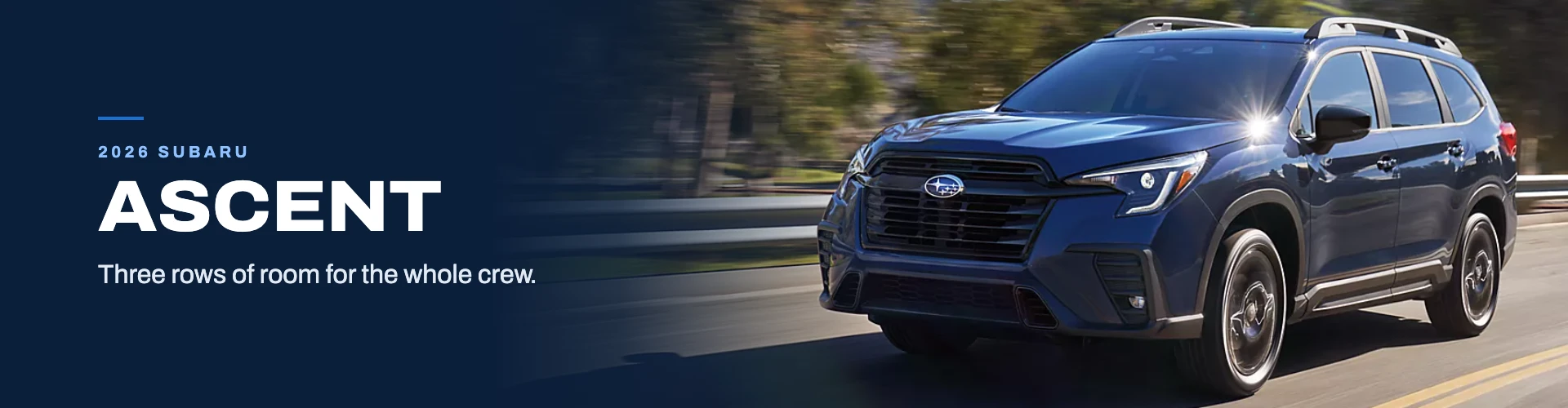 New 2026 Subaru Ascent three-row SUV at Morrie's Bellevue Subaru near Omaha, NE