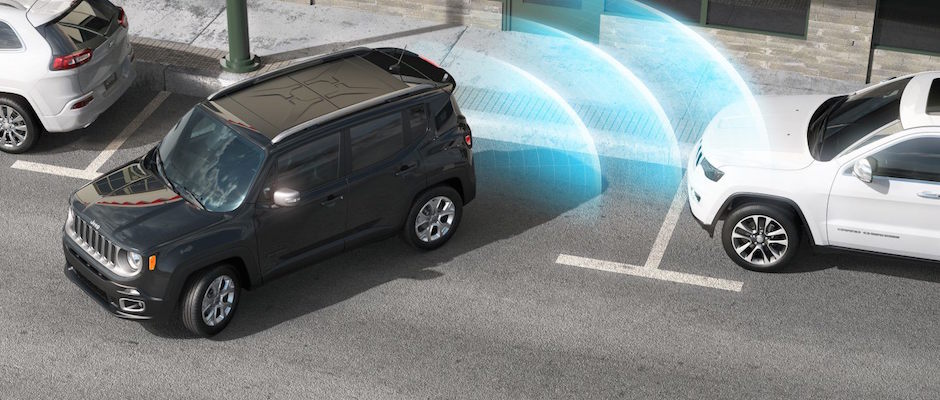 2018 Jeep Renegade Technology Rear Park Assist on the 2018 Jeep Renegade