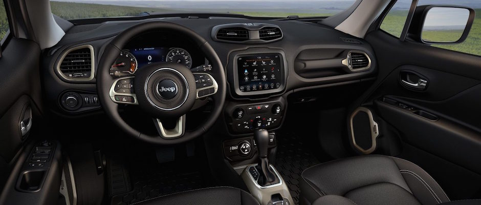 2018 Jeep Renegade Interior The interior of the 2018 Jeep Renegade