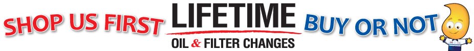 Shop Us First and Get Lifetime Oil & Filter Changes, whether you buy or not. *See Dealer for Details.