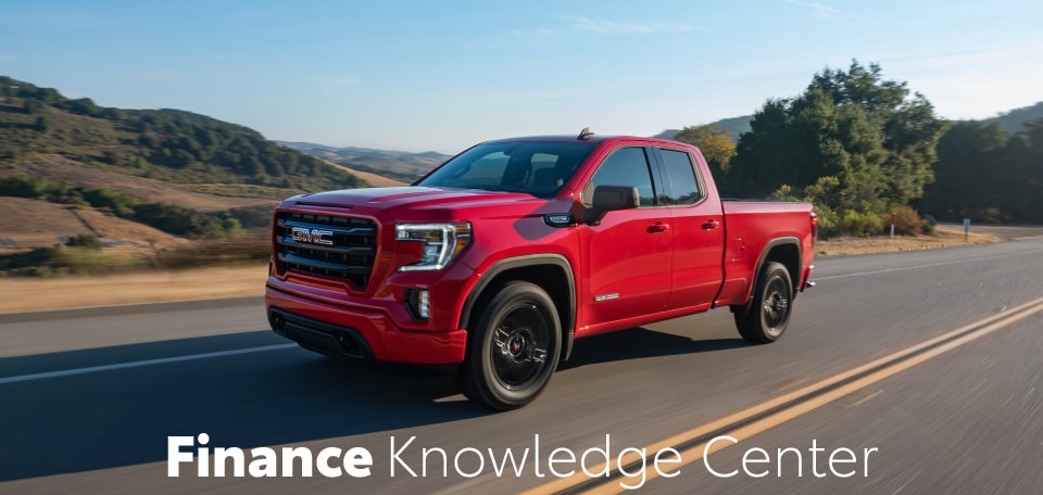 Buick & GMC Finance Knowledge Center Beautiful GMC vehicle on the road