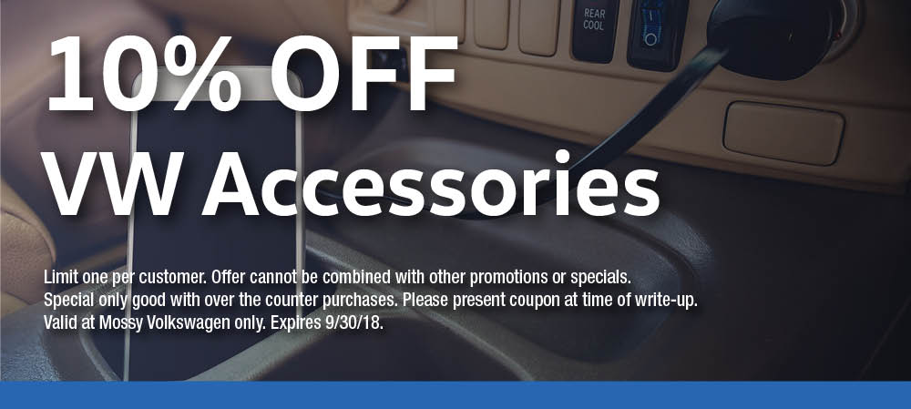 10% off VW Accessories