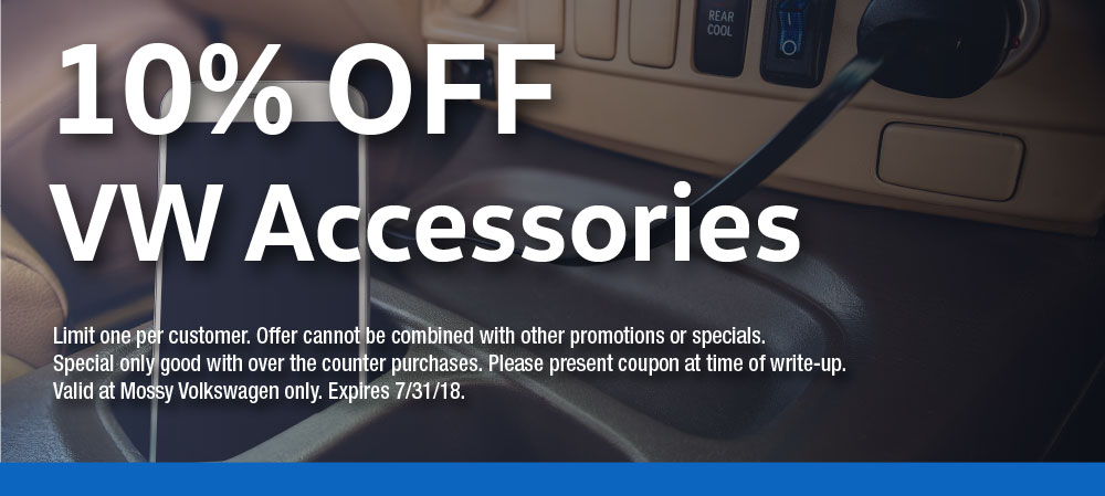 10% off VW Accessories