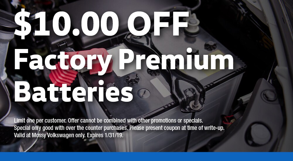 $10 Off Factory Premium Batteries