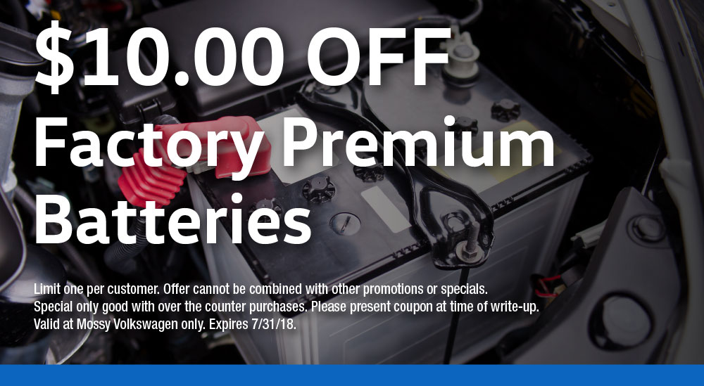 10% off Factory Premium Batteries
