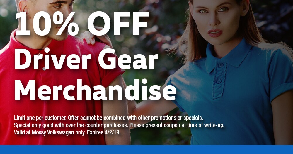 10% Off Driver Gear Merchandise