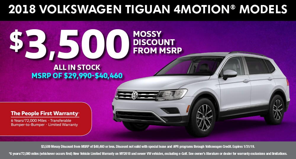 2018 Volkswagen Tiguan 4Motion