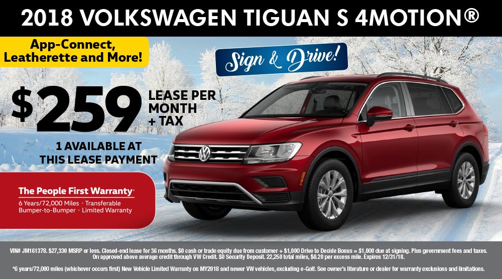 2018 Volkswagen Tiguan S