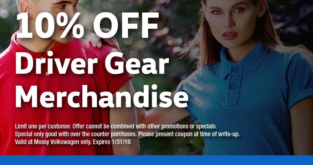 10% Off Driver Gear Merchandise