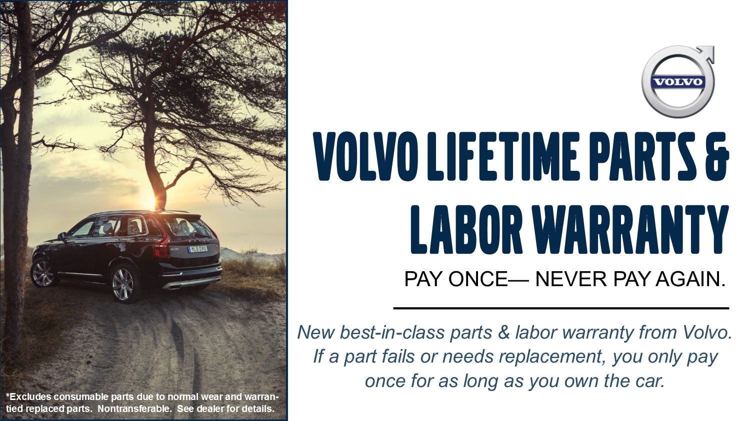 Volvo Lifetime Parts Warranty | New & Used Volvo Dealer in Bedford, OH