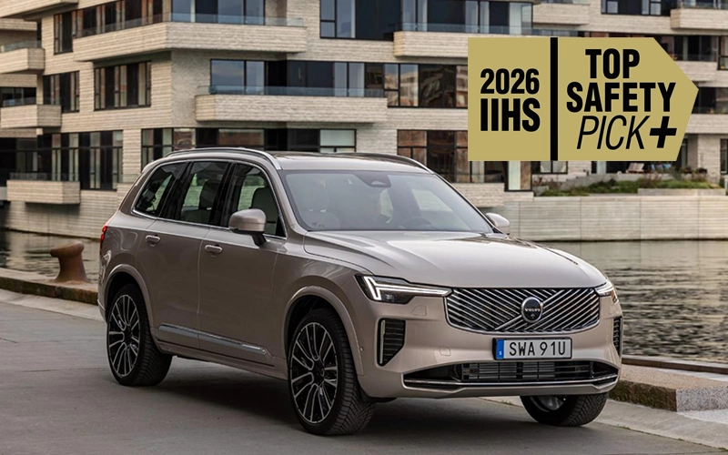 Volvo XC90 IIHS Top Safety Pick+ Award