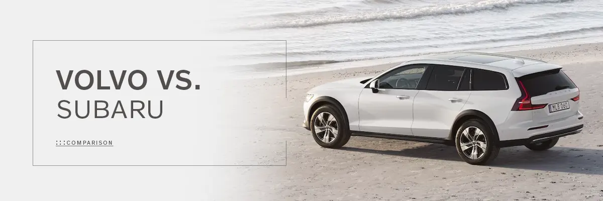 Volvo vs Subaru Overview at Motorcars Volvo