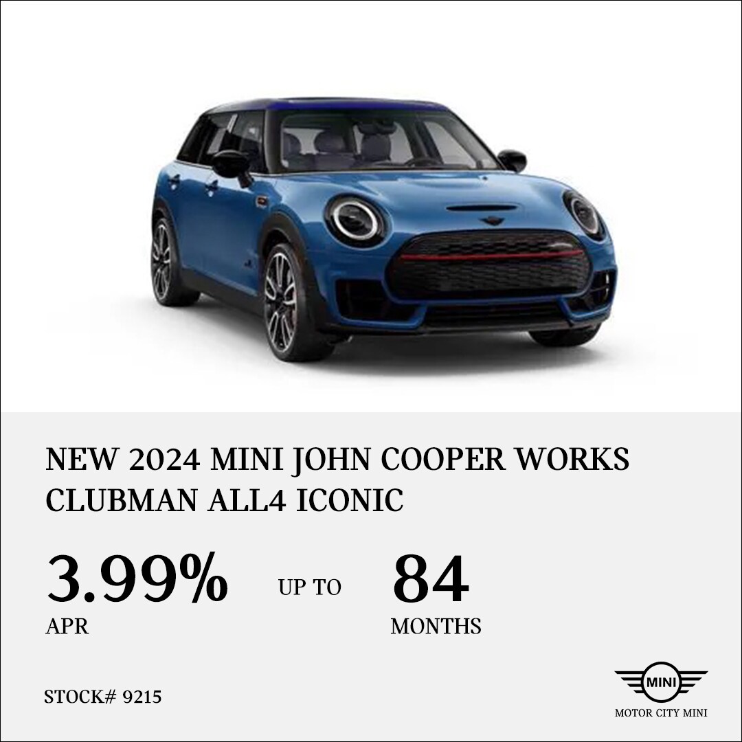 New Vehicle Specials Motor City MINI