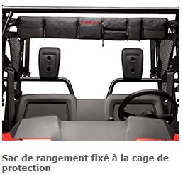 sac de rangement fixe a la cage de protection