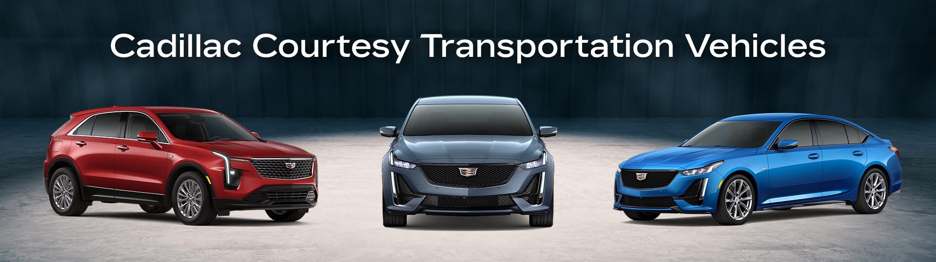 Cadillac Courtesy Transportation Vehicles