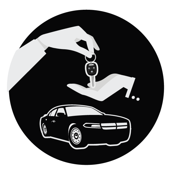 Vehicle delivery icon