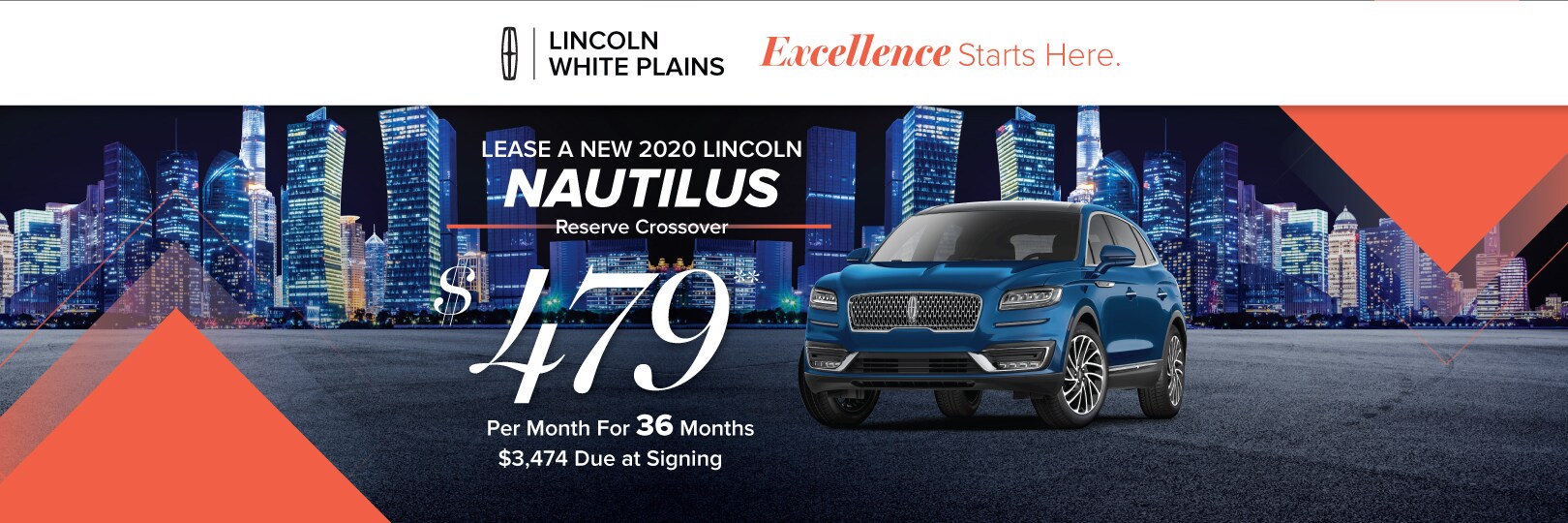Lincoln Nautilus lease deal image