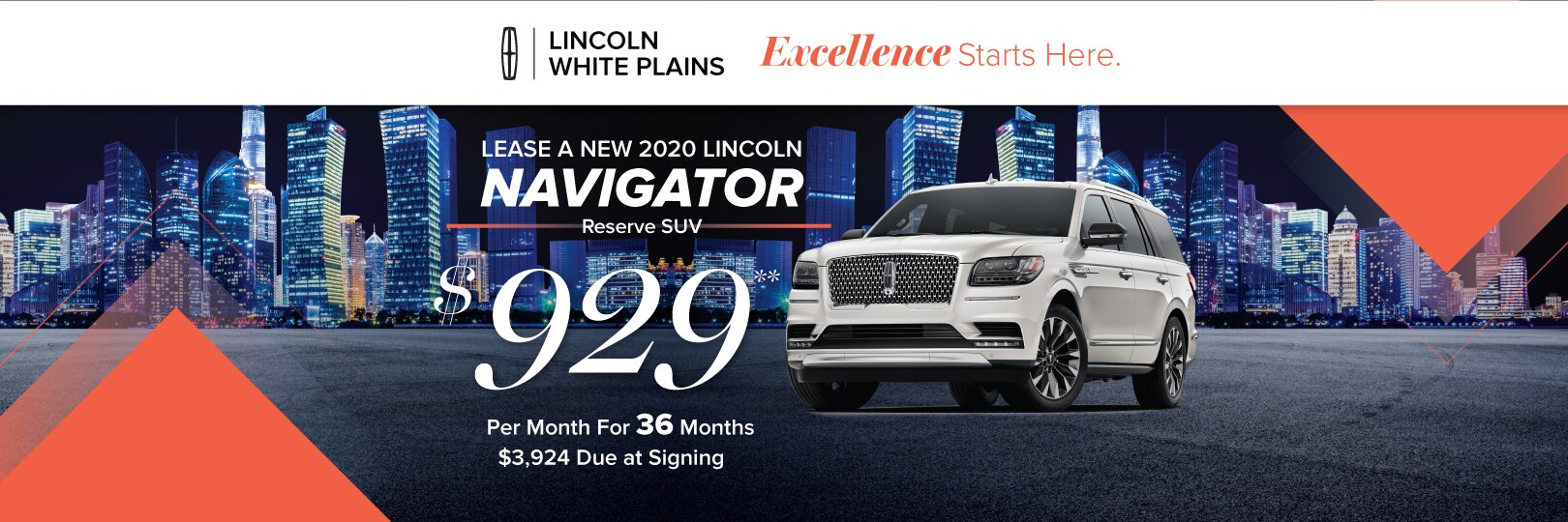 Lincoln Navigator lease deal image
