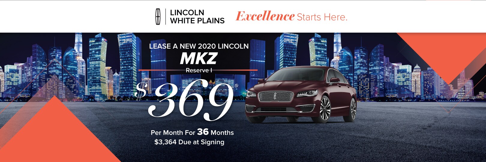 Lincoln MKZ lease deal image