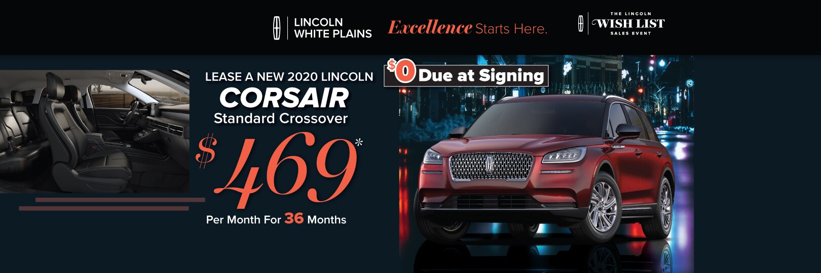 Lincoln Corsair lease deal image