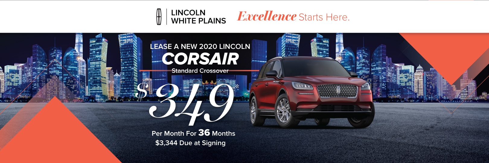 Lincoln Corsair lease deal image