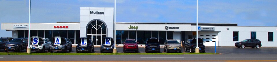 Mullane Motors Chrysler Dodge Jeep Ram and Used Car Dealership Lockport NY Street View of Mullane Motors dealership on 6200 S Transit Rd Lockport NY 14094