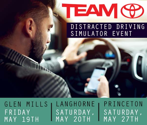 Team Toyota Distracted Driving Simulator Event