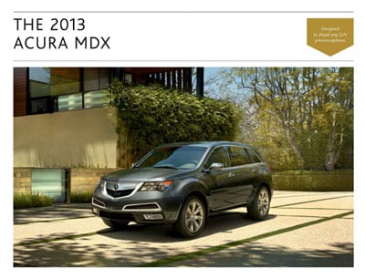 Lease Acura on 2013 Acura Mdx Chicago Muller Acura