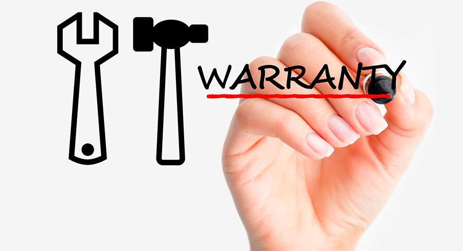 What is covered by the manufacturer warranty of a vehicle?