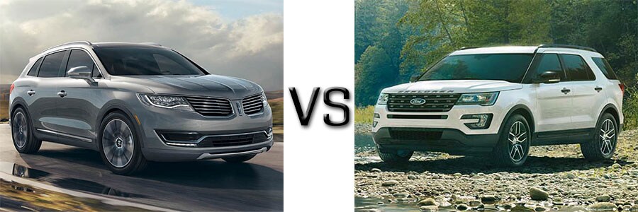 Lincoln MKX vs. Ford Explorer