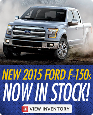 New 2015 Ford F-150s