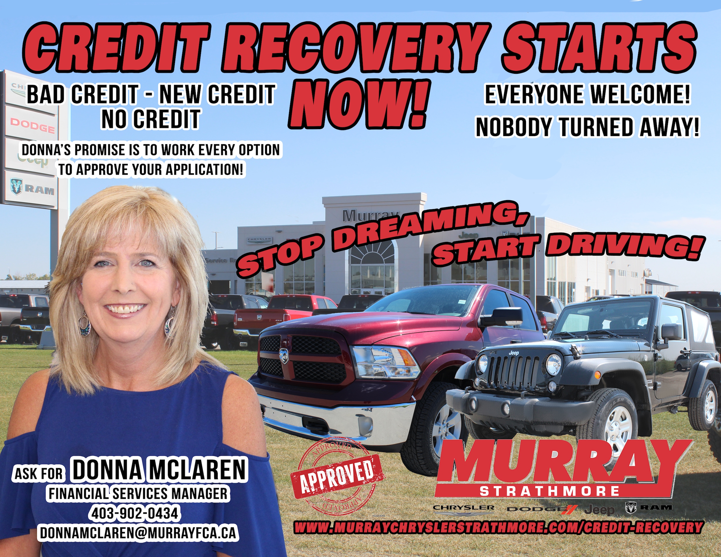 donna subprime finance ad.png