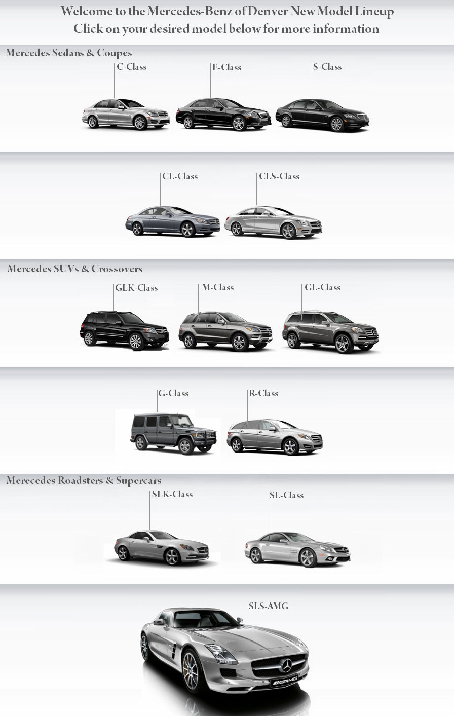 Mercedes benz past models