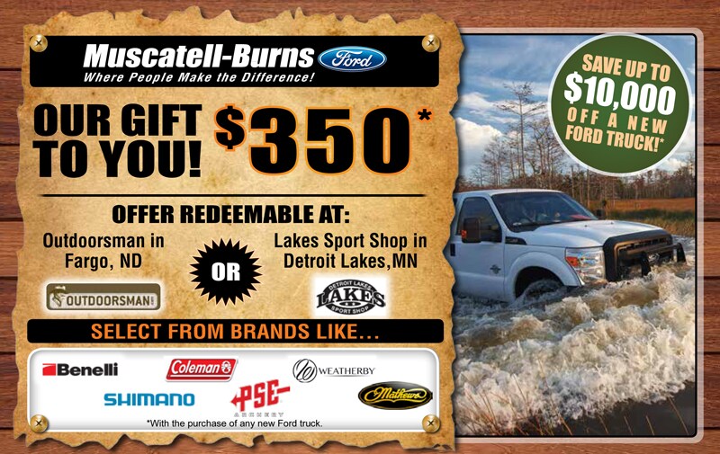 Muscatell Burns Ford New Ford dealership in Hawley, MN 56549