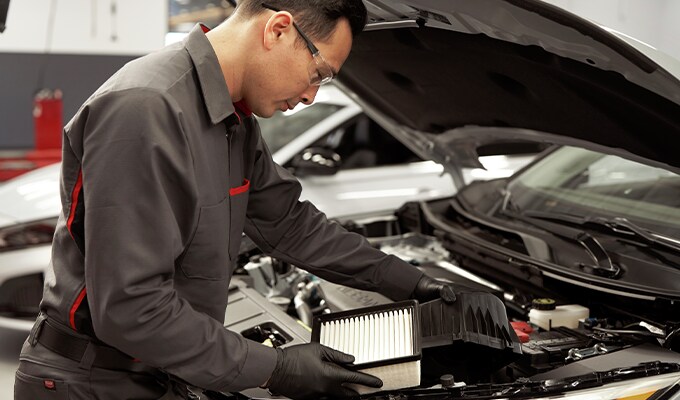 Nissan service technician